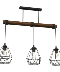 Cheap Sklep Kaja Potrójna lampa wisząca, z dekoracyjnym drewnem MLP7888 z serii ACERO | Kaja Oświ
