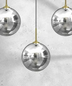 Best Sale Sklep Kaja Potrójna lampa wisząca ze złotą dekoracją MLP8415 z serii REFLEX | Kaja Oświetle