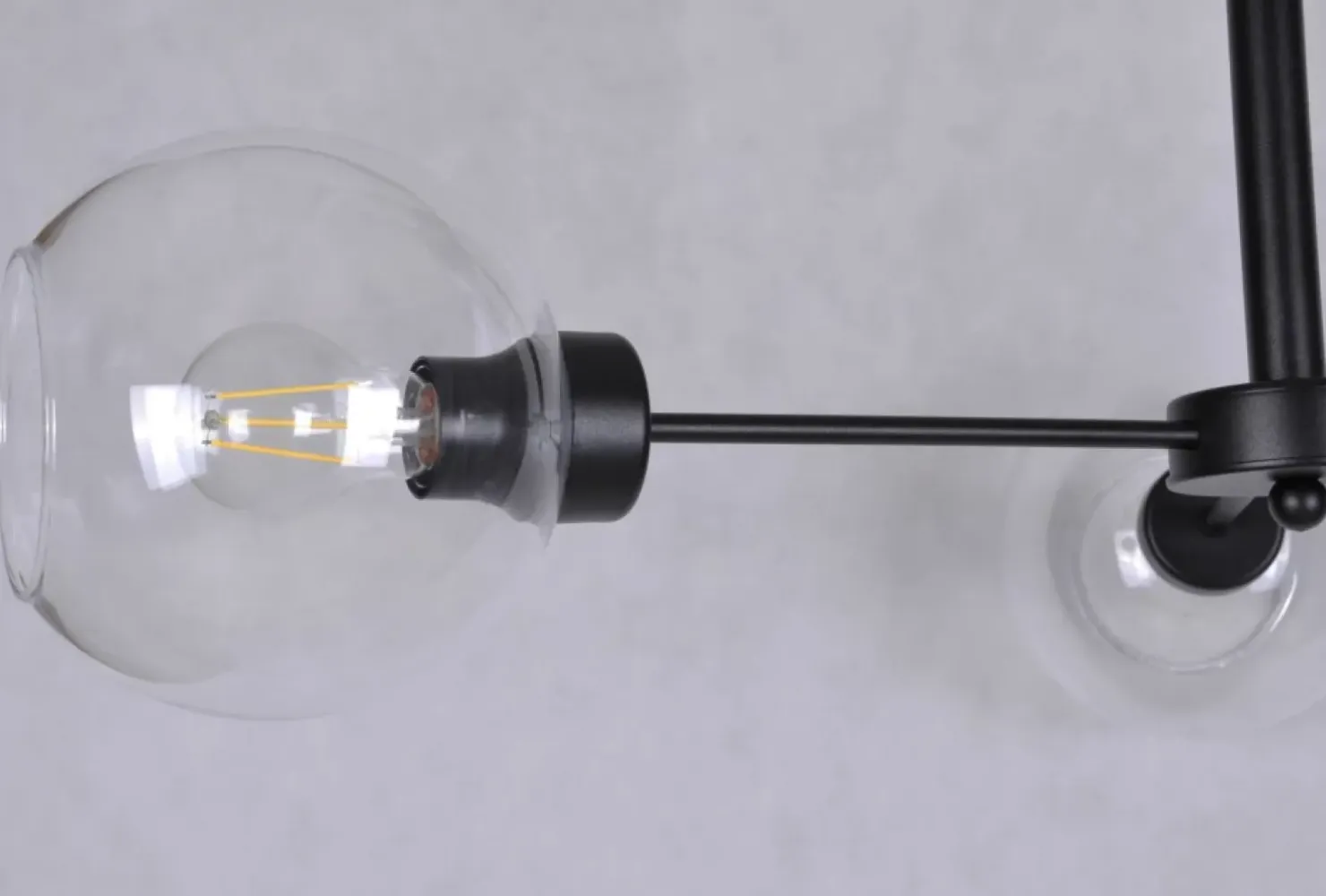 Clearance Sklep Kaja Potrójna lampa z przezroczystymi kloszami K-4856 LAMBERT | Kaja