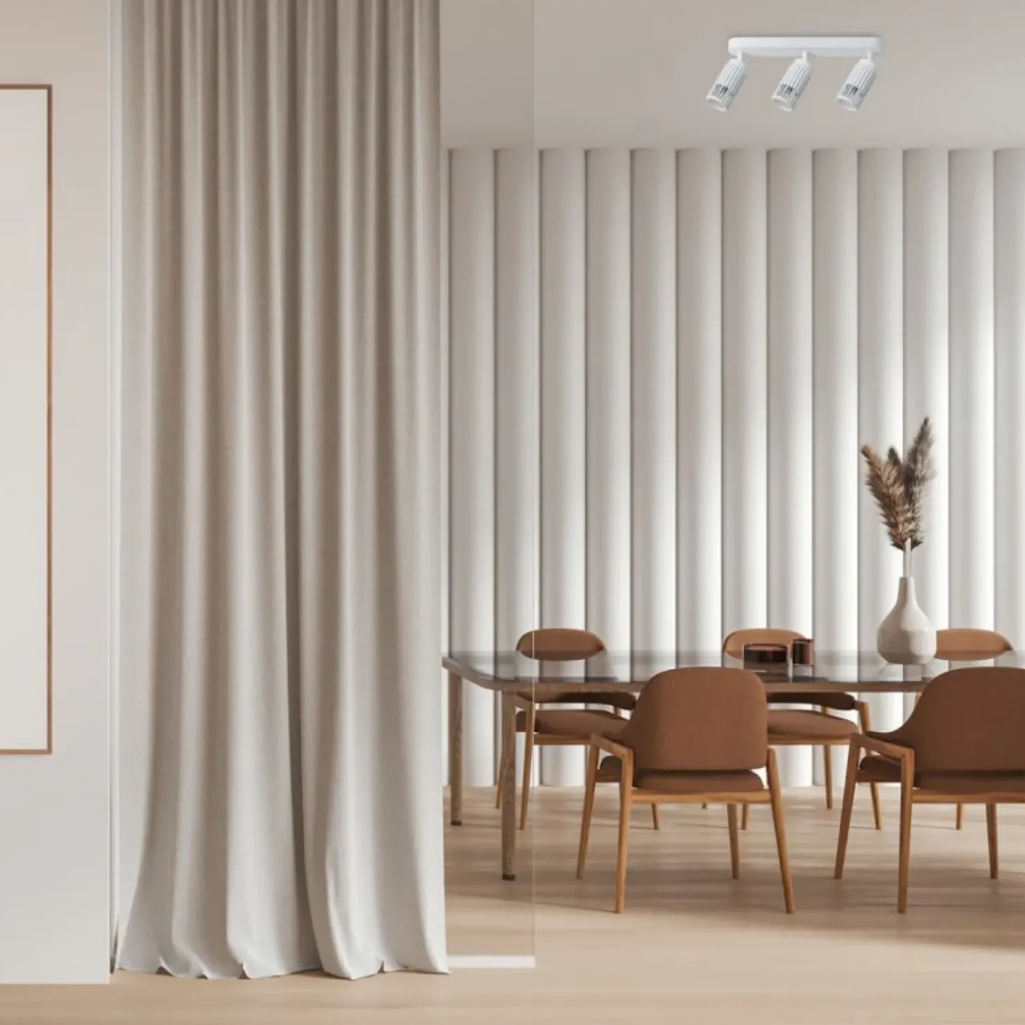 New Sklep Kaja Potrójna listwa sufitowa, nowoczesny reflektor ML0306 VERTICAL | Kaja