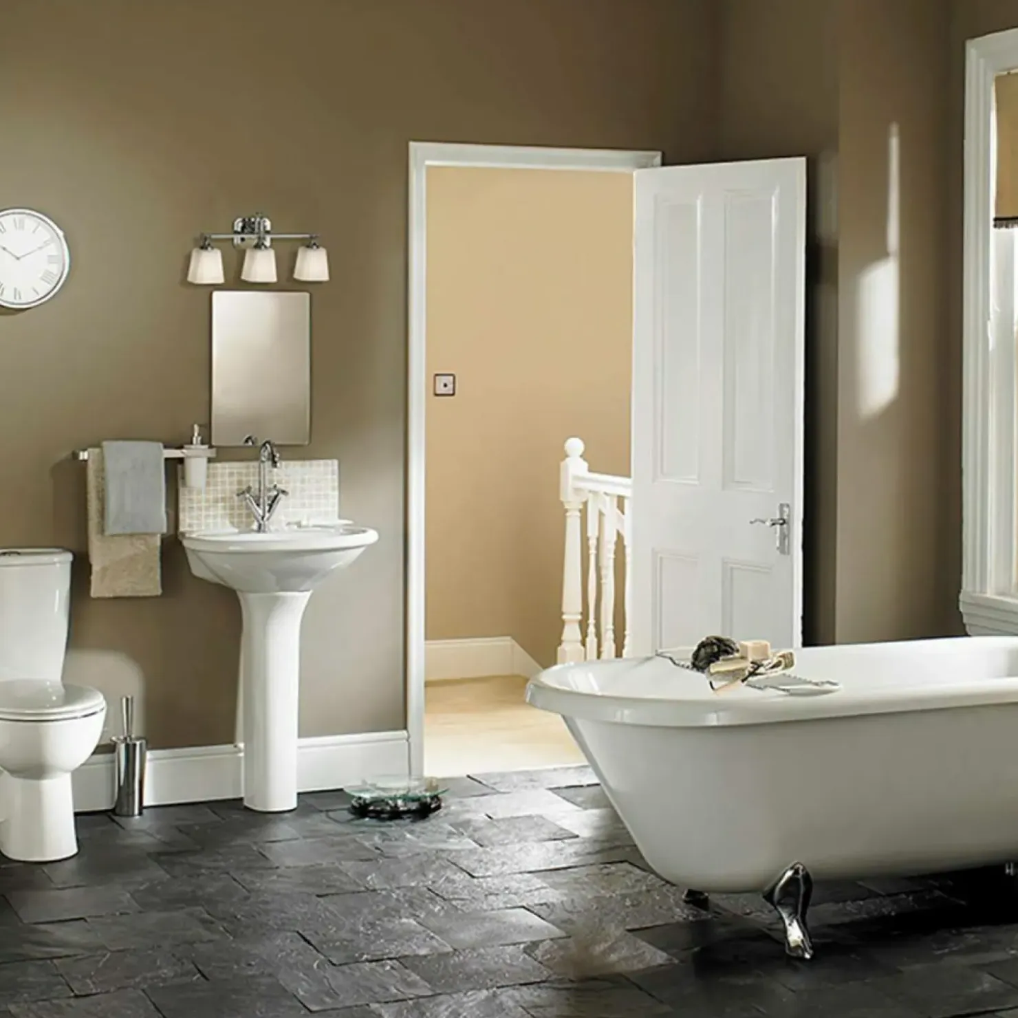 Potrójny kinkiet z kloszami FE-CONCORD3-BATH z serii CONCORD*Sklep Kaja Store
