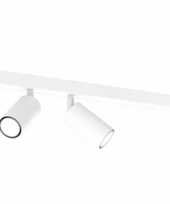 Best Sale Sklep Kaja Prosta, biała lampa sufitowa do salonu MLP8804 HUDSON WHITE | Kaja