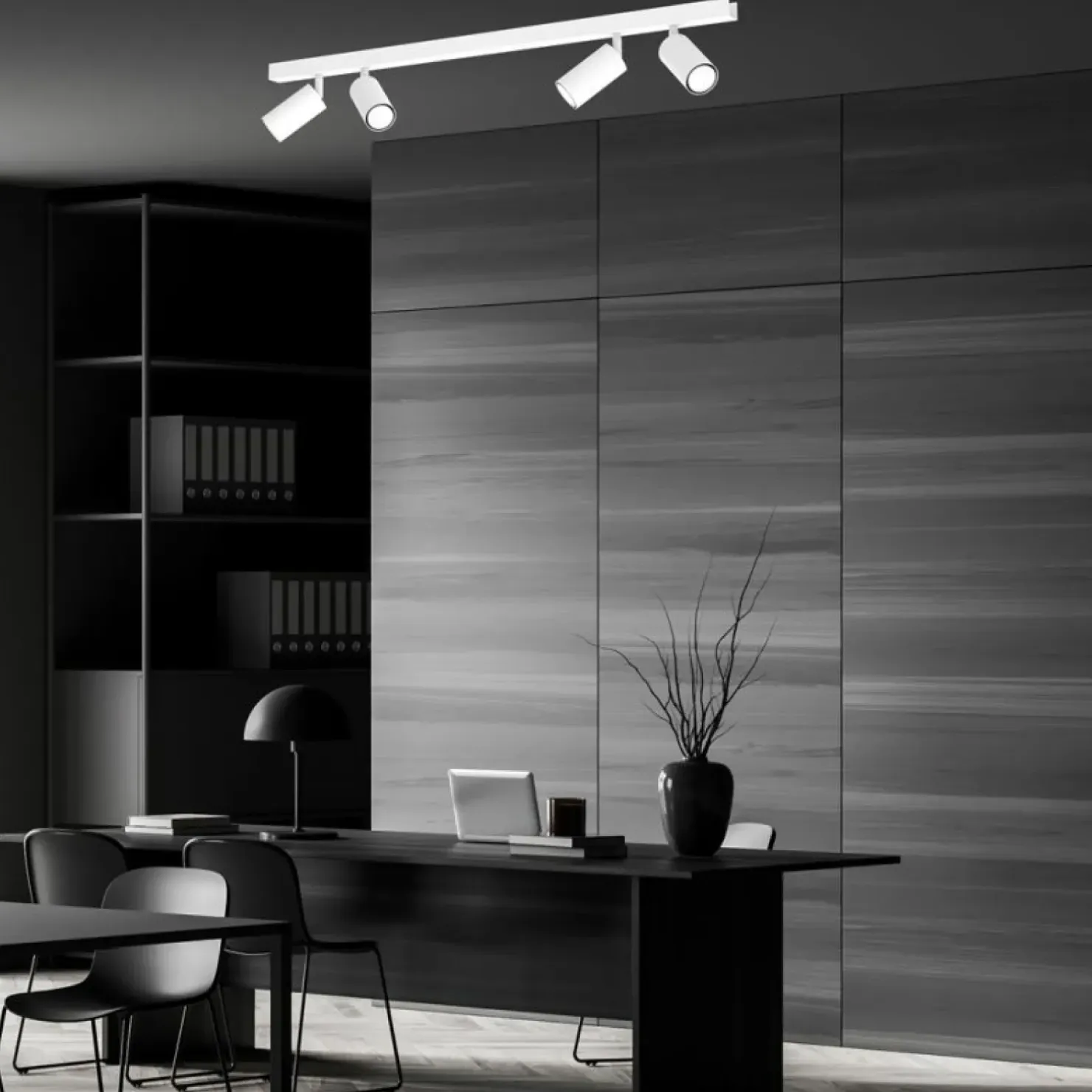 Best Sale Sklep Kaja Prosta, biała lampa sufitowa do salonu MLP8804 HUDSON WHITE | Kaja