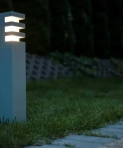 Prosta i nowoczesna lampa stojąca, na E27 RADO 1 AL z serii RADO | Kaja Oświetle*Sklep Kaja Clearance