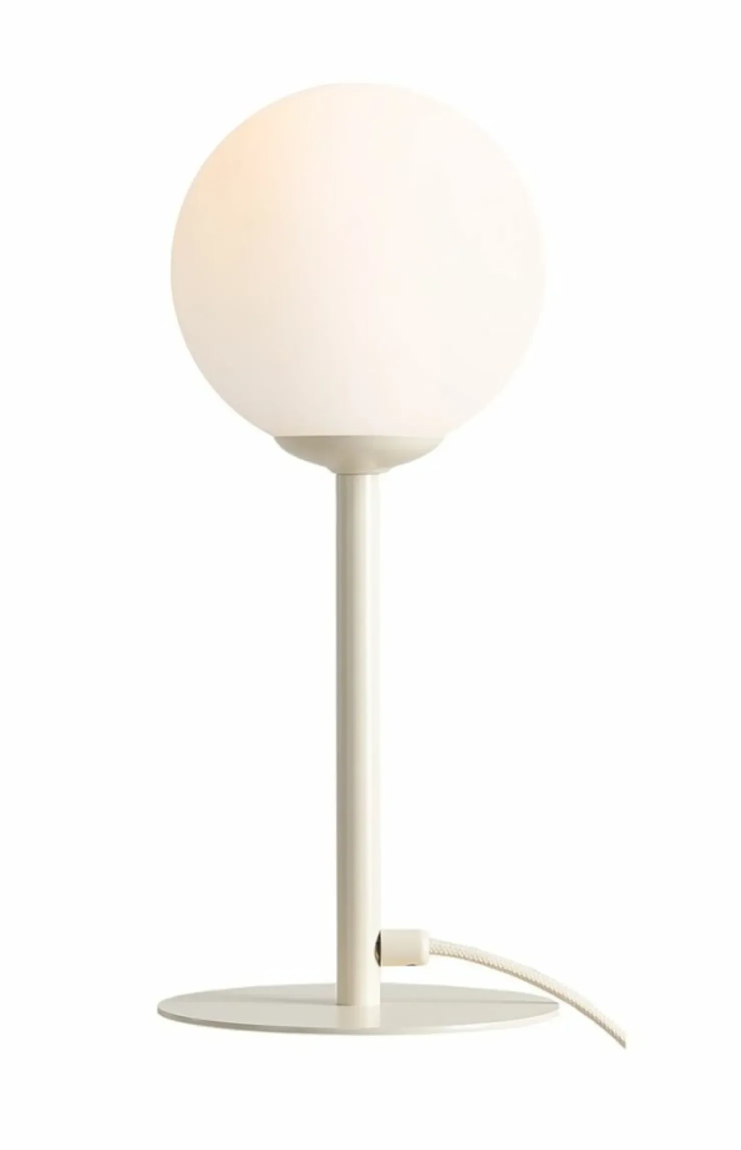 Prosta, kremowa lampka stołowa z kloszem 1080B9 PINNE | Kaja*Sklep Kaja Cheap