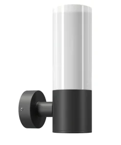 Prosta lampa ścienna na elewację, tuba O418WL-01B z serii WILLIS*Sklep Kaja Fashion