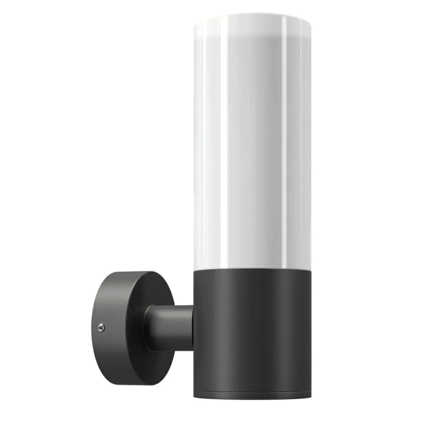 Prosta lampa ścienna na elewację, tuba O418WL-01B z serii WILLIS*Sklep Kaja Fashion