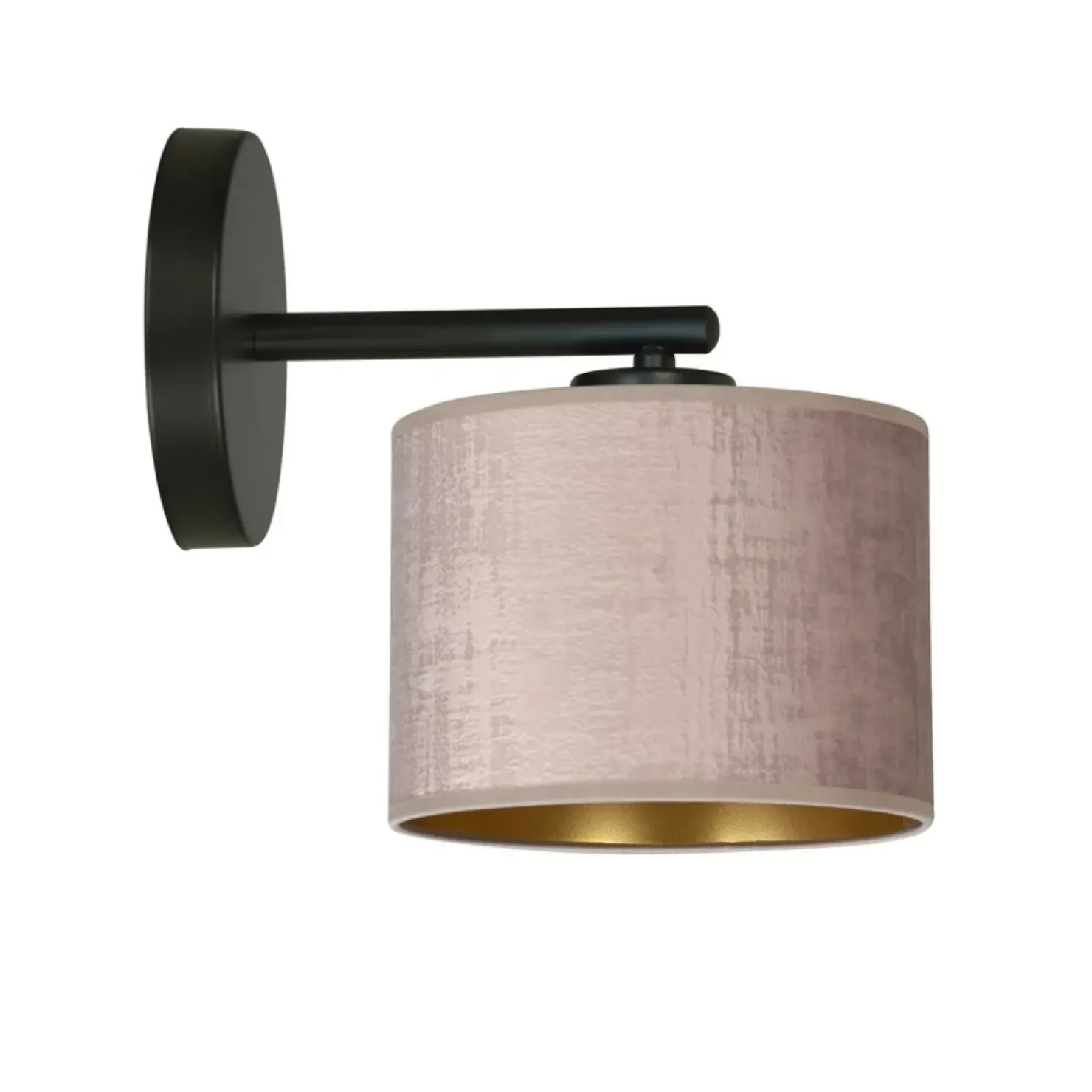 Prosta lampa ścienna z dwukolorowym abażurem 1053/K1 HILDE | Kaja*Sklep Kaja Outlet