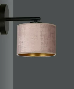 Prosta lampa ścienna z dwukolorowym abażurem 1053/K1 HILDE | Kaja*Sklep Kaja Outlet