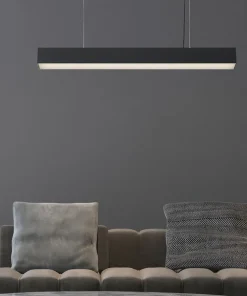 Hot Sklep Kaja Prosta lampa LED nad stół 80cm LP-1401/1P M BK SMART LUCI M | Kaja
