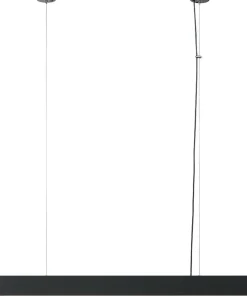 Hot Sklep Kaja Prosta lampa LED nad stół 80cm LP-1401/1P M BK SMART LUCI M | Kaja