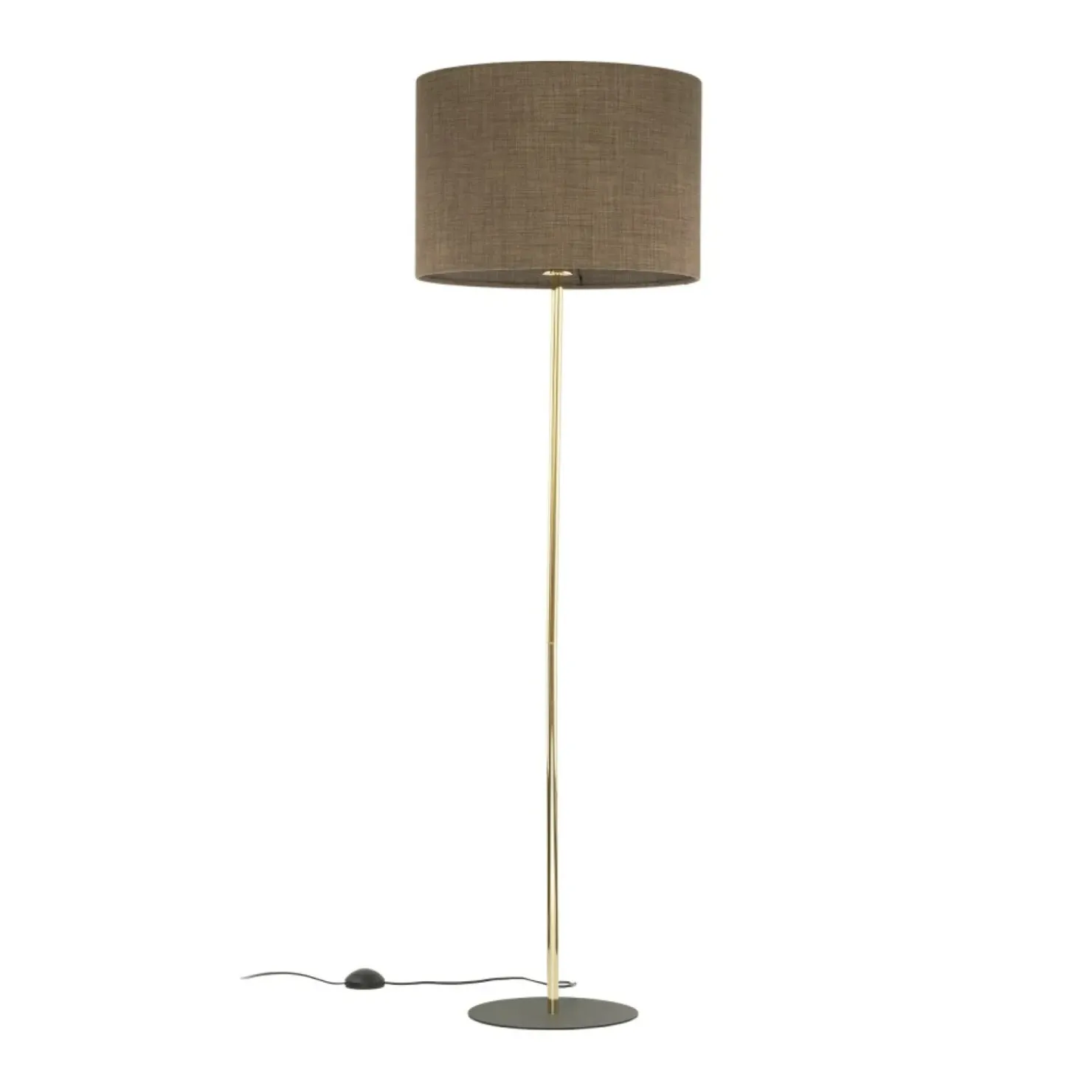 Prosta lampa na złotej nodze TK 16031 UMBERTO BROWN GOLD | Kaja*Sklep Kaja Best Sale