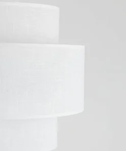 Prosta lampa podłogowa, podwójny abażur TK 5894 CALISTO WHITE | Kaja*Sklep Kaja Best Sale