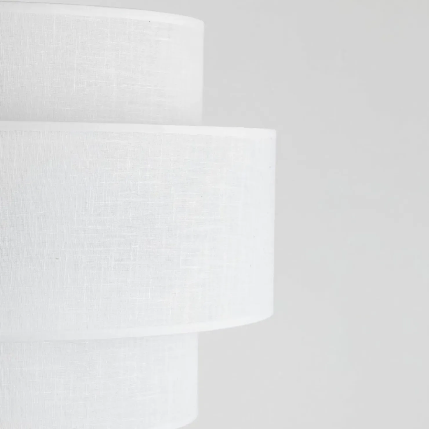 Prosta lampa podłogowa, podwójny abażur TK 5894 CALISTO WHITE | Kaja*Sklep Kaja Best Sale