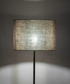 Prosta lampa stojąca do salonu TK 16035 UMBERTO LINEN GOLD | Kaja*Sklep Kaja Shop