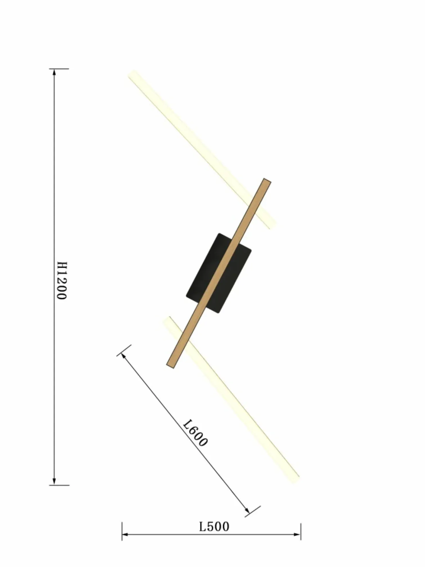 Prosta lampa sufitowa LED do korytarza WF 7021-306 RIMINI | Kaja*Sklep Kaja New