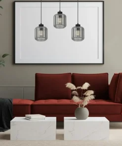 New Sklep Kaja Prosta lampa wisząca nad stół w jadalni MLP8374 SOMBRA | Kaja