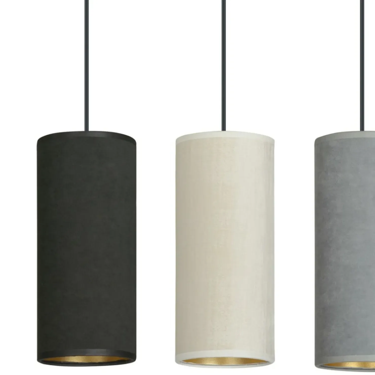 Sale Sklep Kaja Prosta lampa wisząca z kolorowymi abażurami 1068/3 BENTE | Kaja