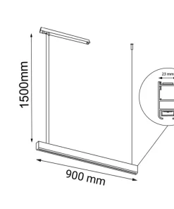 Sale Sklep Kaja Prosta lampa z ciepłym światłem 90cm 3000K ANT 1946 ISASEKI | Kaja