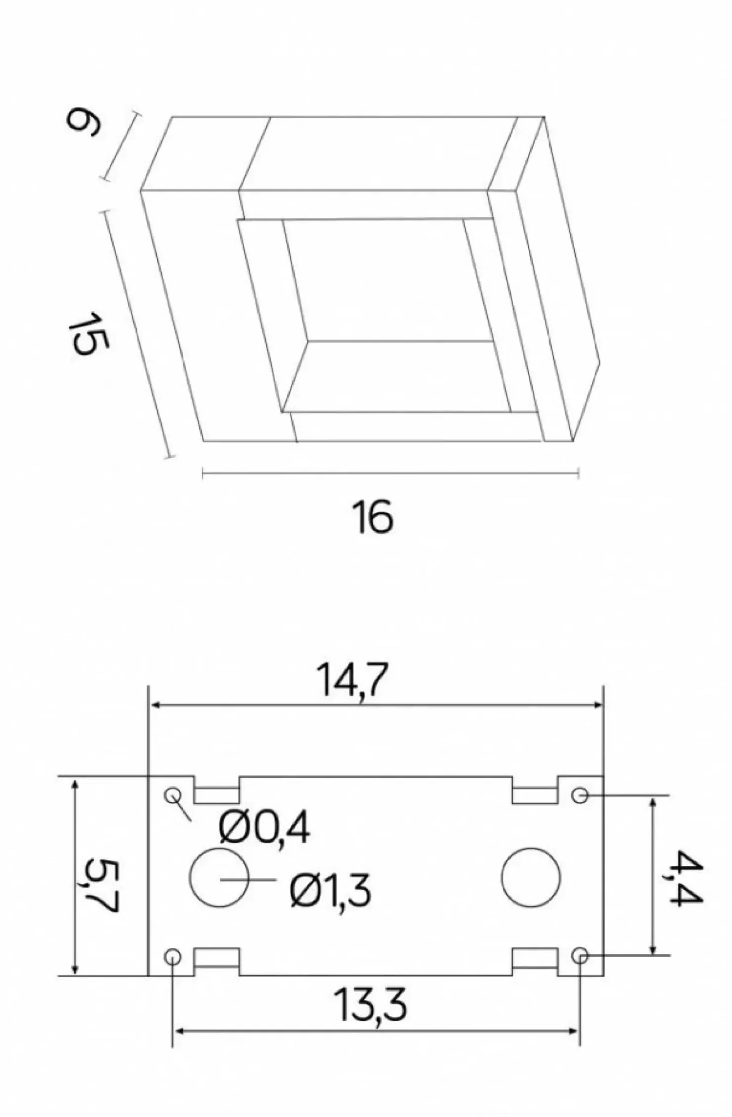 Prosta, ledowa lampa elewacyjna, kinkiet YB19504 z serii FORM | Kaja Oświetlenie*Sklep Kaja Shop