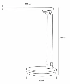 Prosta, ledowa lampka biurkowa ZM SM-542-BL BIURKOWA | Kaja*Sklep Kaja Cheap