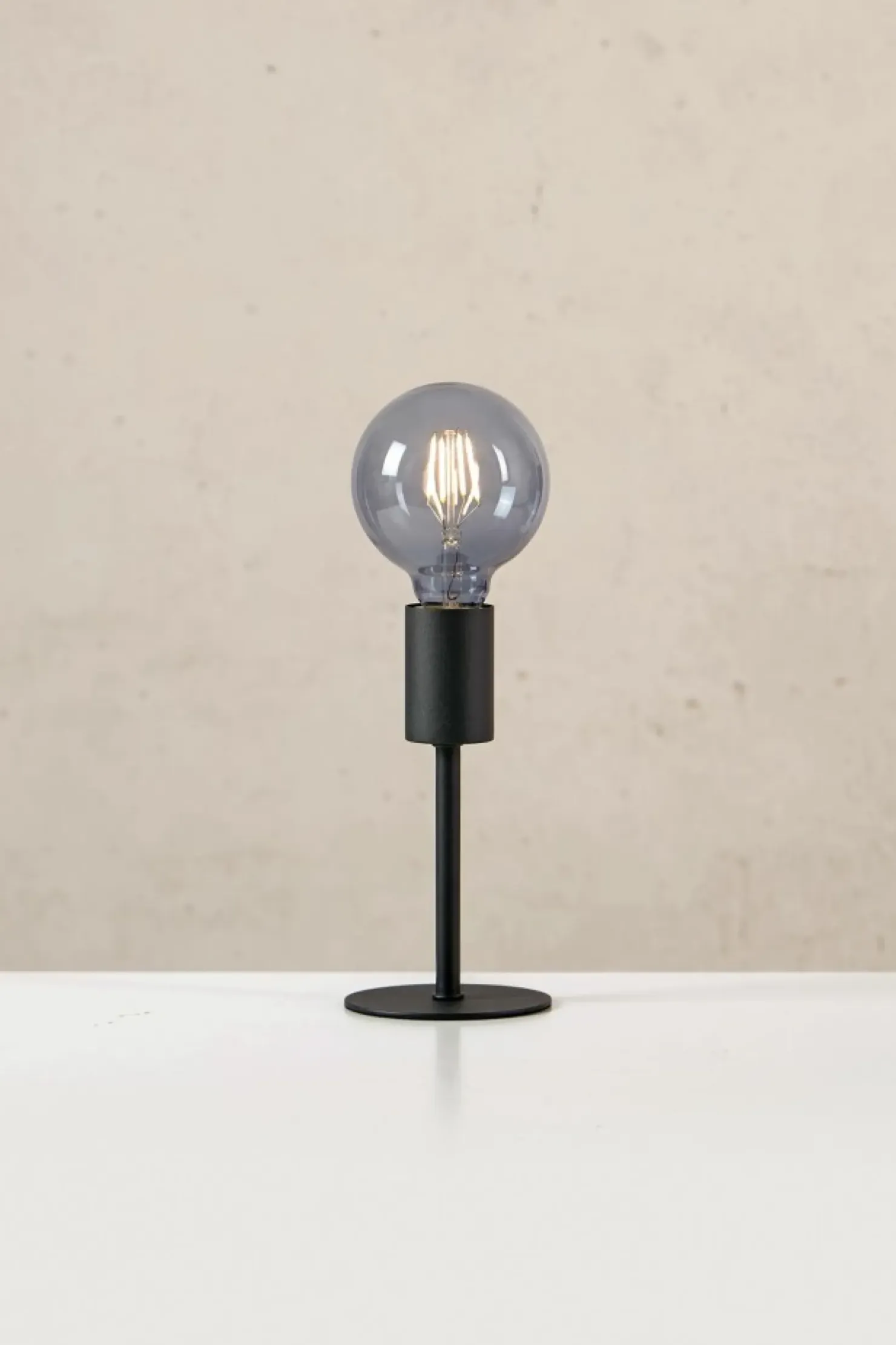Prosta, metalowa, loftowa lampka bez klosza 108685 CIELO | Kaja*Sklep Kaja Cheap