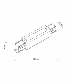 Prosta złączka z zasilaczem, 3-fazowa TK 4531 TRACER 3 | Kaja*Sklep Kaja Clearance