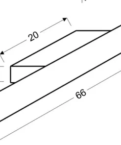 Prosty kinkiet łazienkowy LED 66cm 21-53947 UNIVERSE | Kaja*Sklep Kaja Best
