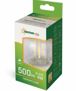 Przezroczysta żarówka LED E27 ciepła 4W SpectrumLED 14072 | Kaja*Sklep Kaja Hot