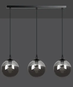 Outlet Sklep Kaja Przydymiona lampa wisząca z małymi gwintami 712/3 | Kaja Oświetlenie