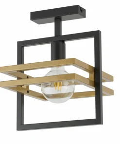 Sale Sklep Kaja Punktowa, geometryczna lampa sufitowa SIG 32398 z serii MERCI CZ/ZŁ