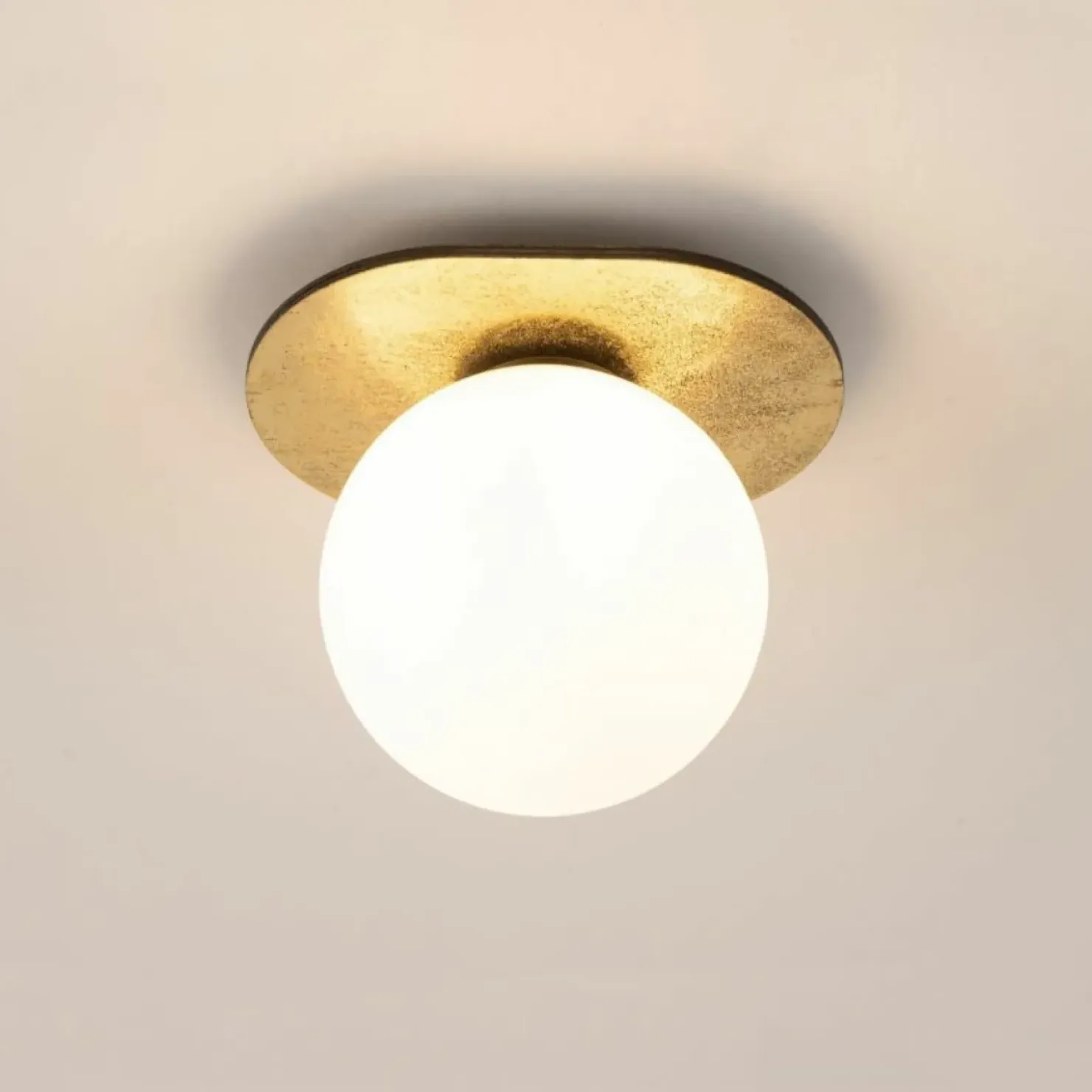 Punktowa lampa sufitowa z okrągłym kloszem SIG 33650 FLORA | Kaja*Sklep Kaja Shop