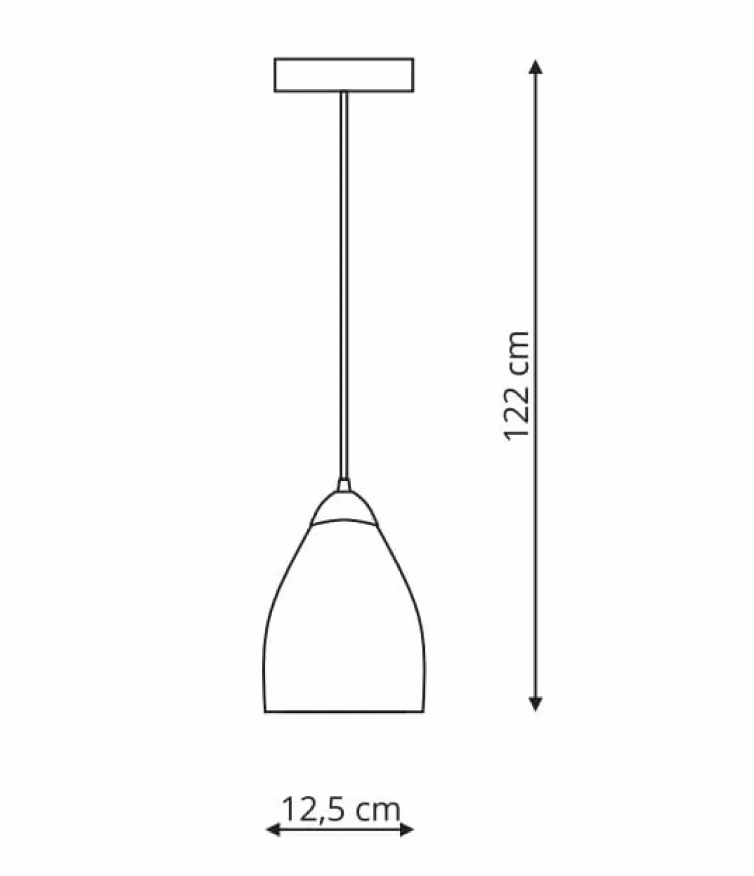 Store Sklep Kaja Punktowa lampa wisząca, do kuchni LP-567/1P TRANSP NIKI | Kaja