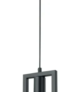 Outlet Sklep Kaja Punktowa lampa wisząca z dodatkiem drewna SIG 32215 z serii ROBIN