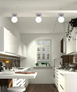 Online Sklep Kaja Punktowa, minimalistyczna lampa sufitowa 91-03195 ODEN | Kaja chromowy