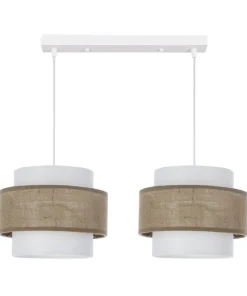 Cheap Sklep Kaja Ratanowa lampa wisząca, dwa źródła światła 32-18038 z serii JUTA