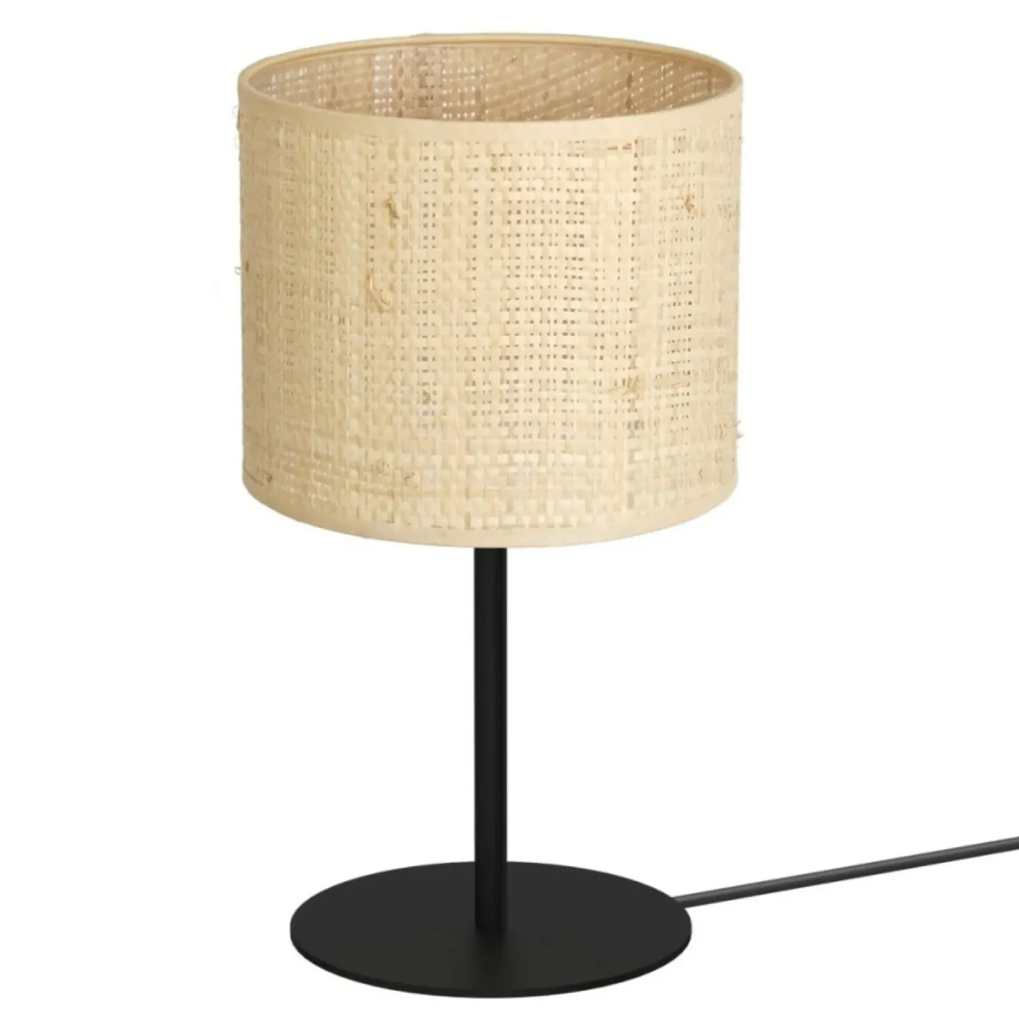 Ratanowa lampka stołowa w stylu rustykalnym LX 5284 z serii RATTAN*Sklep Kaja Best