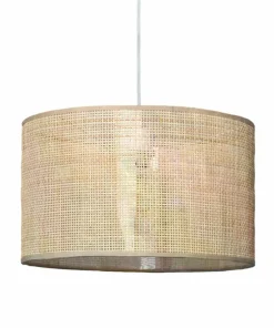 Store Sklep Kaja Rattanowa lampa o klasycznym kształcie ABR-LW18-BH-E27 BOHO | Kaja brązowy