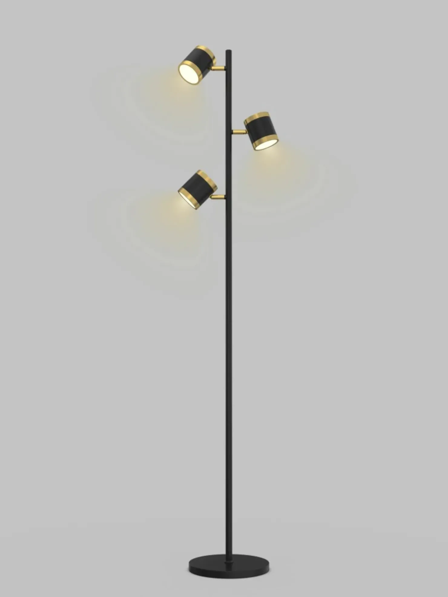 Reflektorowa lampa stojąca, trzy spoty WF 3003-304S TOULOUSE | Kaja*Sklep Kaja Best
