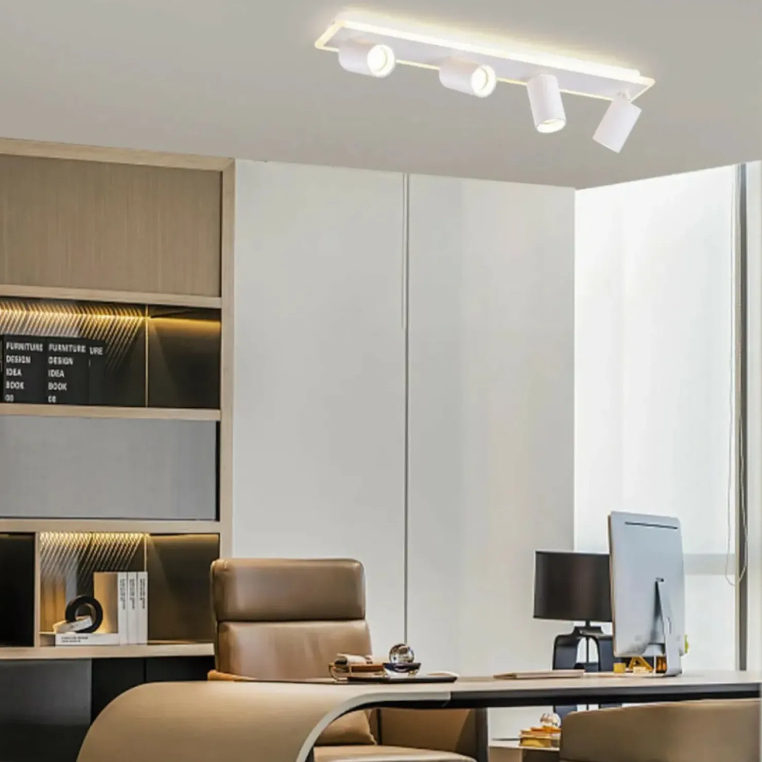 Shop Sklep Kaja Reflektorowa listwa z dodatkowym ledem LP-0612/4C WH PARMA | Kaja