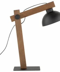 Regulowana, drewniana lampka biurkowa z kloszem TK 5345 z serii OSLO*Sklep Kaja Store