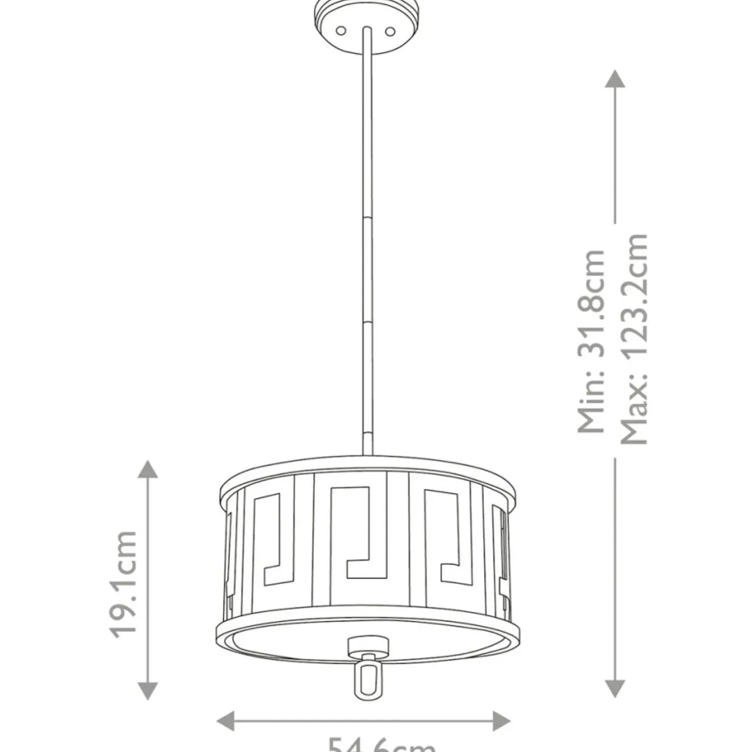 New Sklep Kaja Regulowana lampa, antyczne złoto GN-LEMURIA-P-M z serii LEMURIA postarzanezłoto