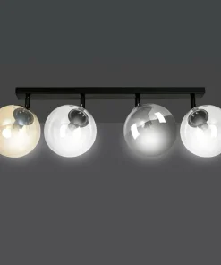 Outlet Sklep Kaja Regulowana lampa sufitowa z kolorowymi kloszami 779/4 | Kaja