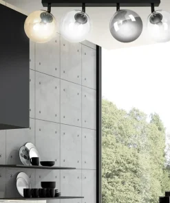 Outlet Sklep Kaja Regulowana lampa sufitowa z kolorowymi kloszami 779/4 | Kaja