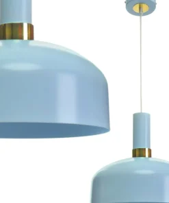 Outlet Sklep Kaja Regulowana lampa wisząca w błękitnym kolorze MLP6201 z serii MALMO | Kaja Oświet