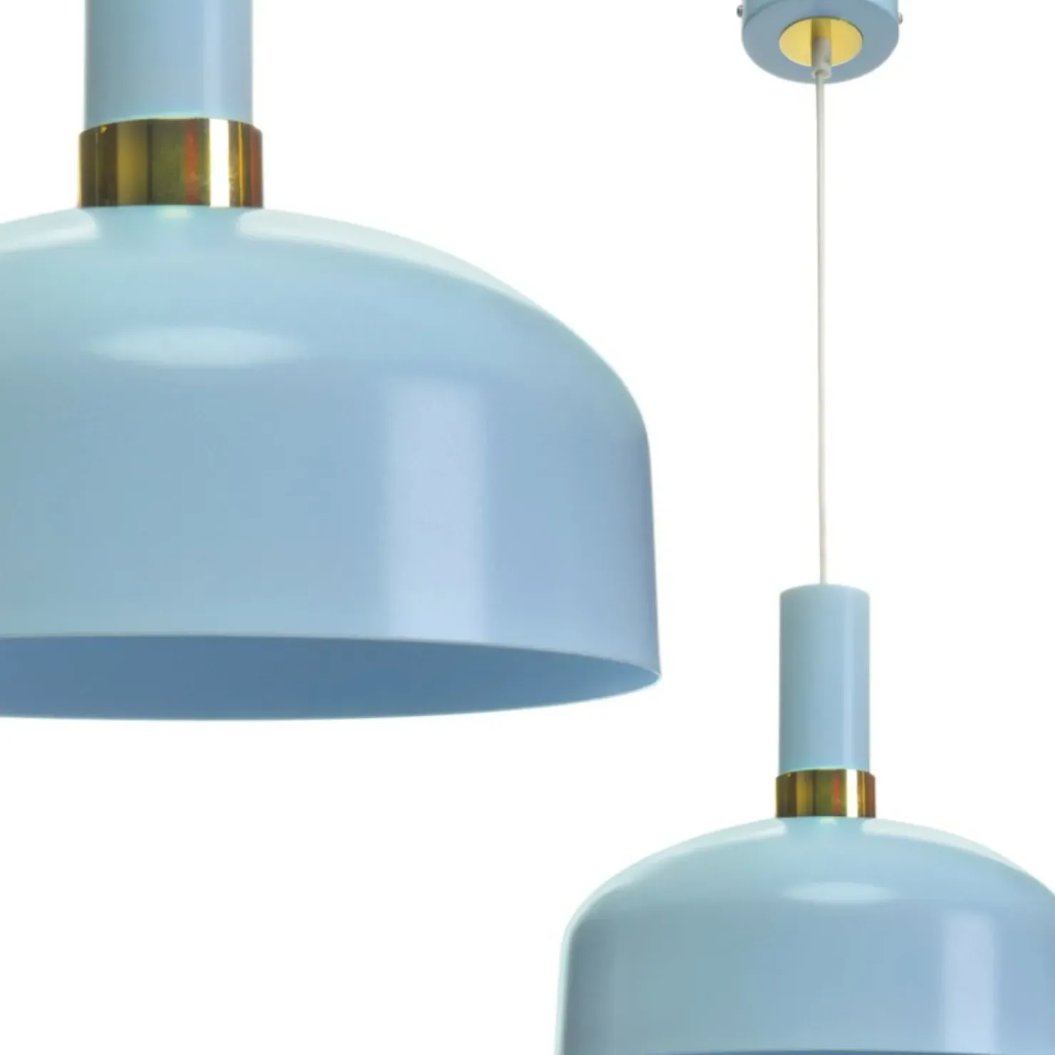 Outlet Sklep Kaja Regulowana lampa wisząca w błękitnym kolorze MLP6201 z serii MALMO | Kaja Oświet