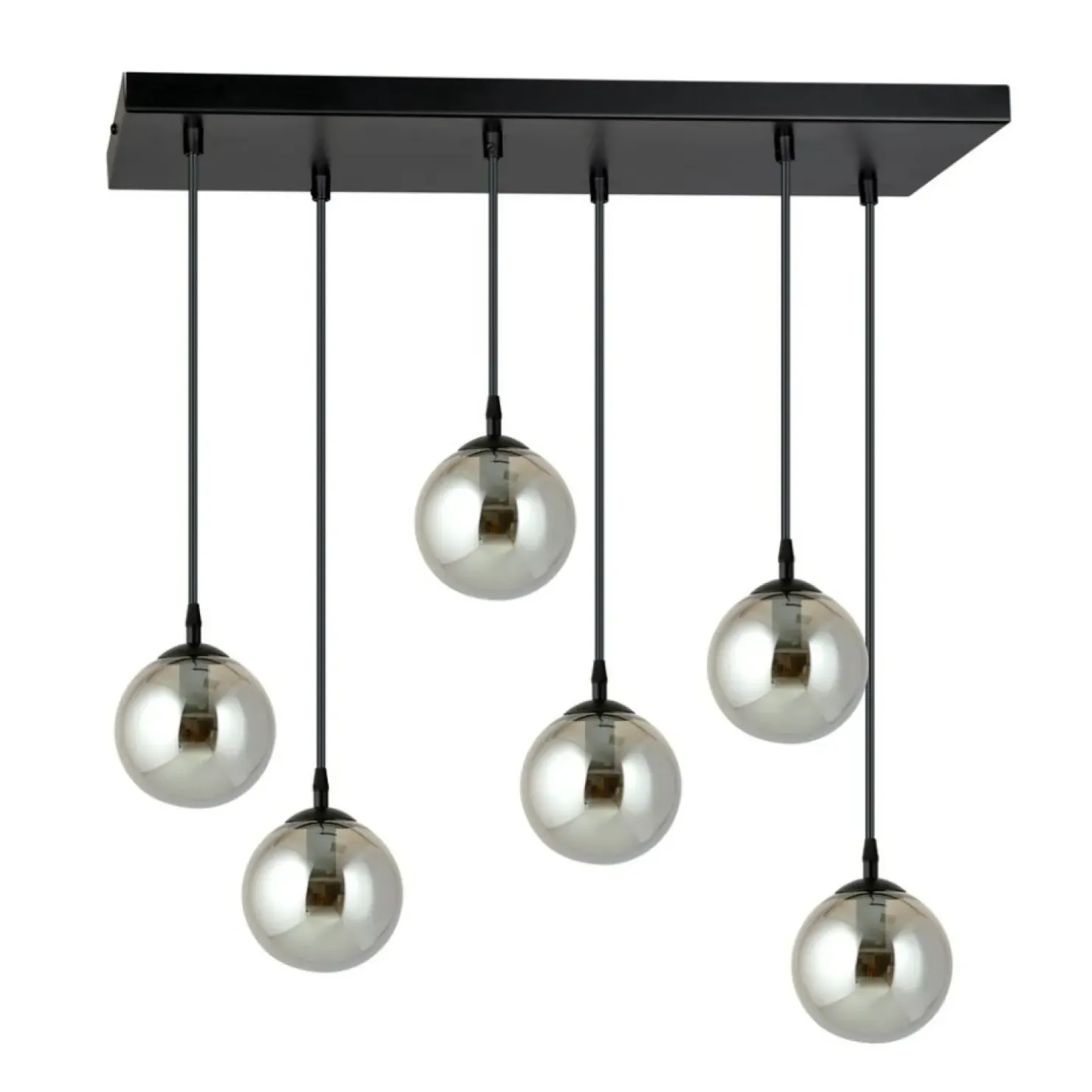 Sale Sklep Kaja Regulowana lampa wisząca z kulistymi kloszami 712/6 | Kaja Oświetlenie