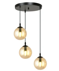 Store Sklep Kaja Regulowana lampa wisząca z trzema kloszami 713/3PREM | Kaja