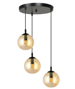 Store Sklep Kaja Regulowana lampa wisząca z trzema kloszami 713/3PREM | Kaja