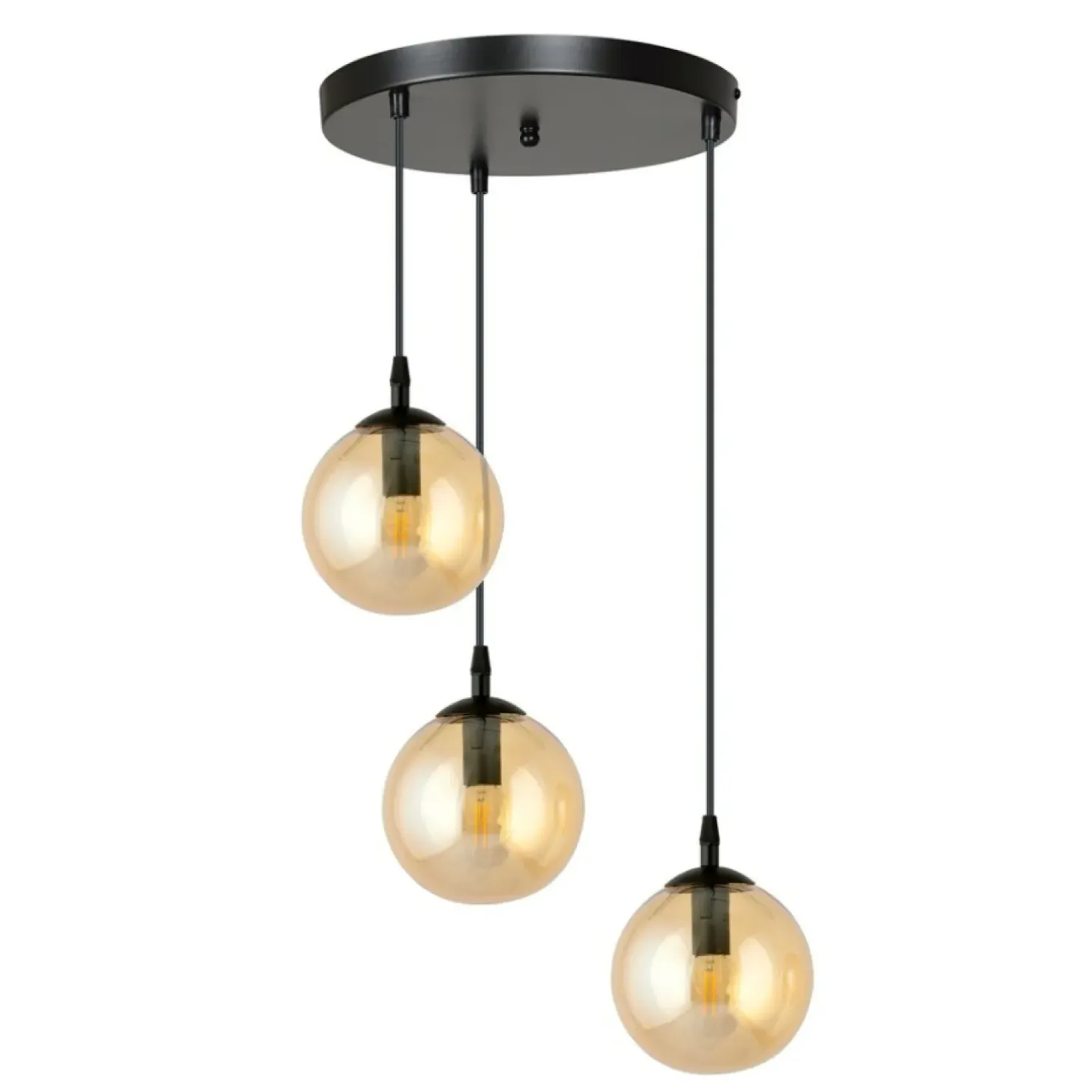 Store Sklep Kaja Regulowana lampa wisząca z trzema kloszami 713/3PREM | Kaja